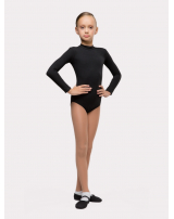 Купальник "Соло" с воротником-стойкой и длинным рукавом