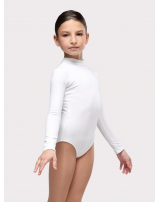 Купальник "Соло" с воротником-стойкой и длинным рукавом
