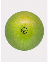 Мяч для художественной гимнастики с глиттером, 19 см.