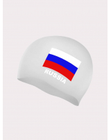 Шапочка для плавания с изображением флага России