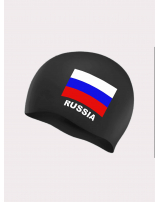 Шапочка для плавания с изображением флага России