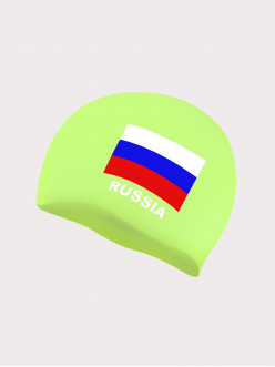 Шапочка для плавания с изображением флага России
