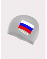Шапочка для плавания с изображением флага России