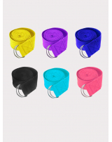 Ремень для йоги. Применяется при выполнении упражнений для растяжения мышц и связок Длина 180 см, ширина 3,8 см