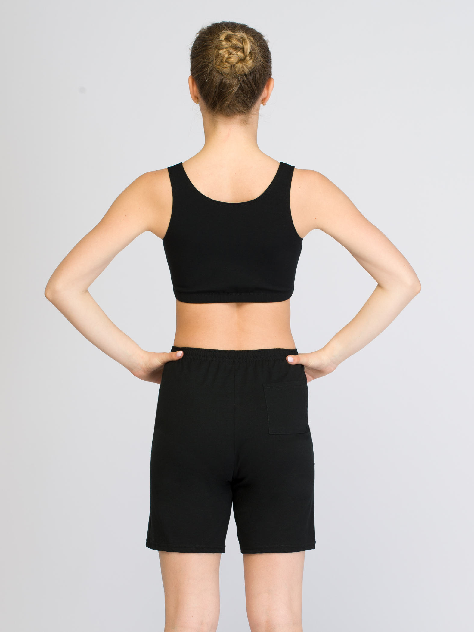 Шорты детские хлопковые с карманом