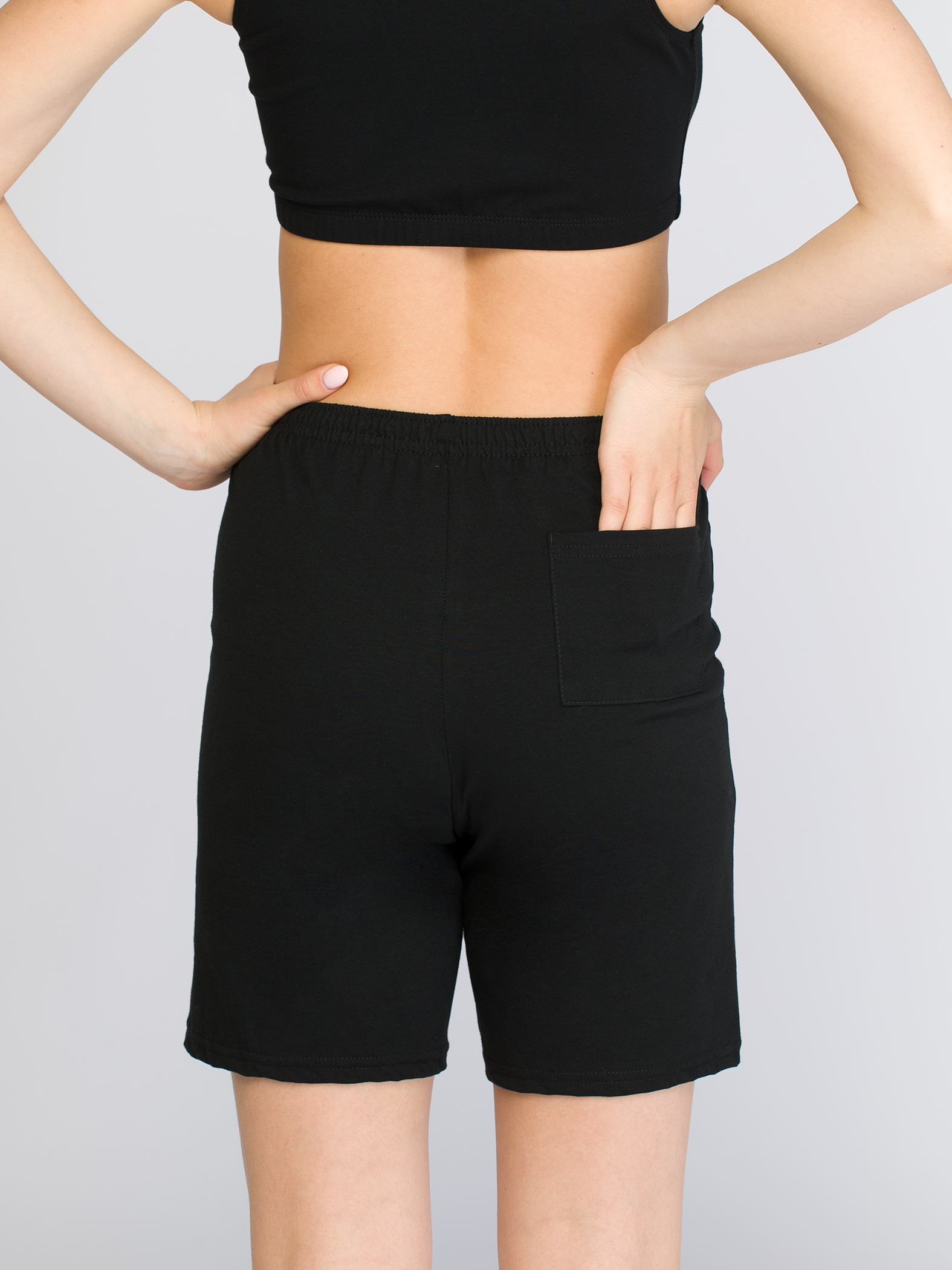 Шорты детские хлопковые с карманом