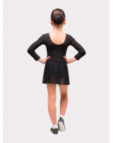 Купальник "Пируэт", рукав 3/4, юбка-сетка 