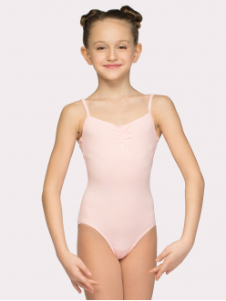 Купальник  на тонких бретелях и сборкой на груди