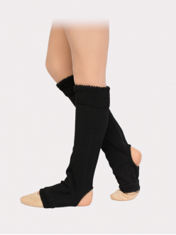 Гетры шерстяные с отверстием для пятки