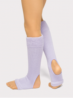 Гетры шерстяные с отверстием для пятки