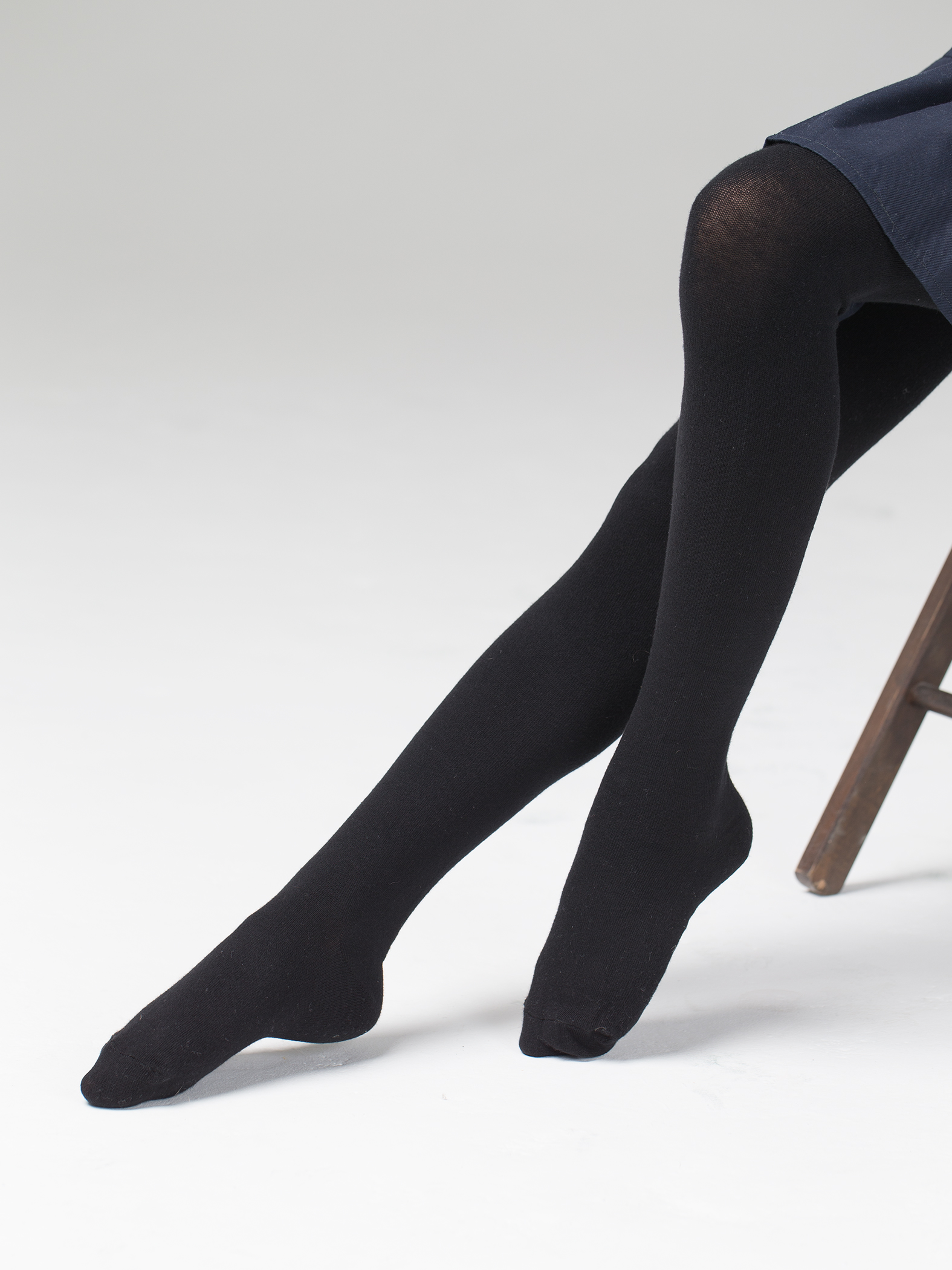 Колготки школьные однотонные 