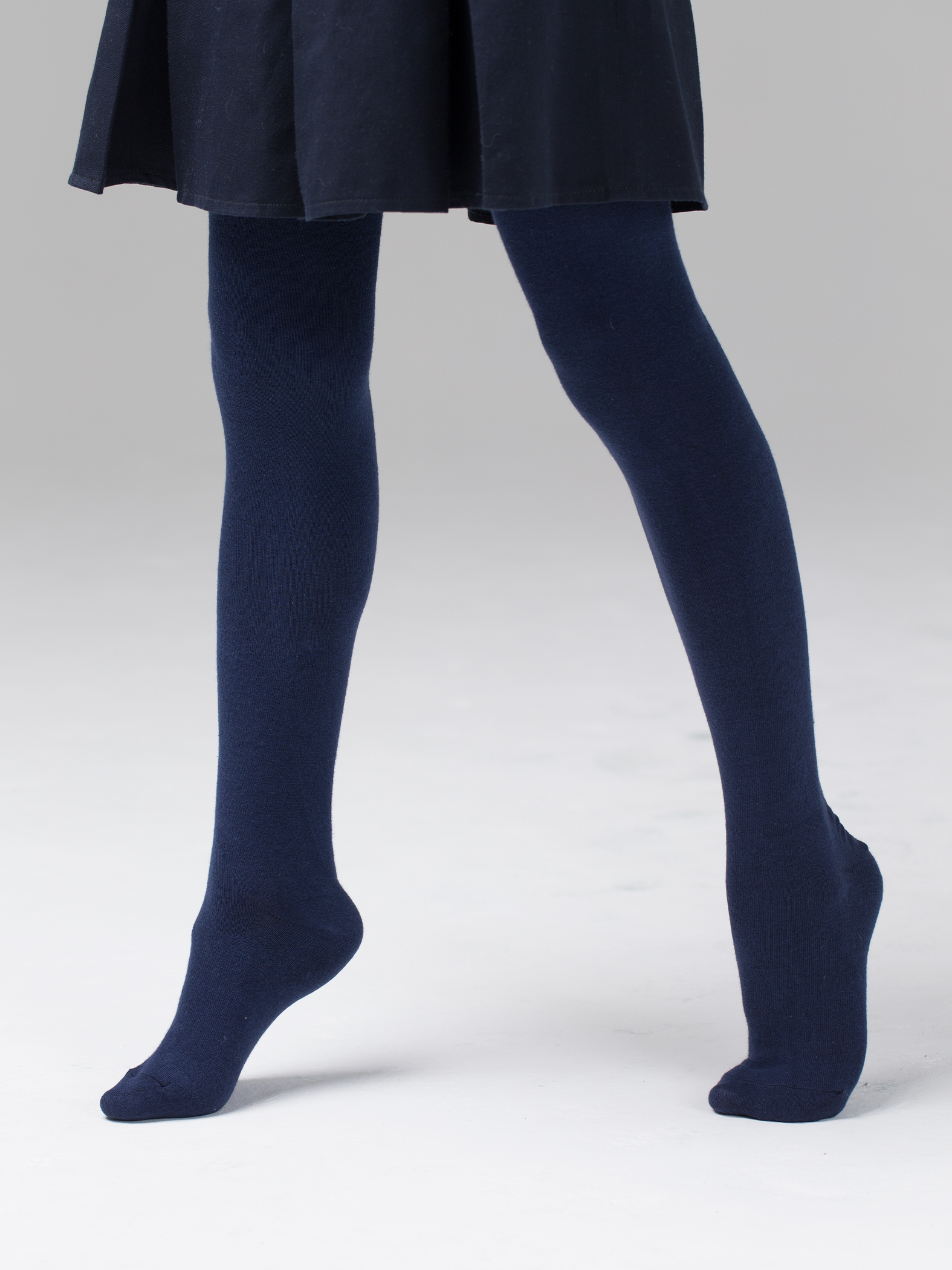 Колготки школьные однотонные 