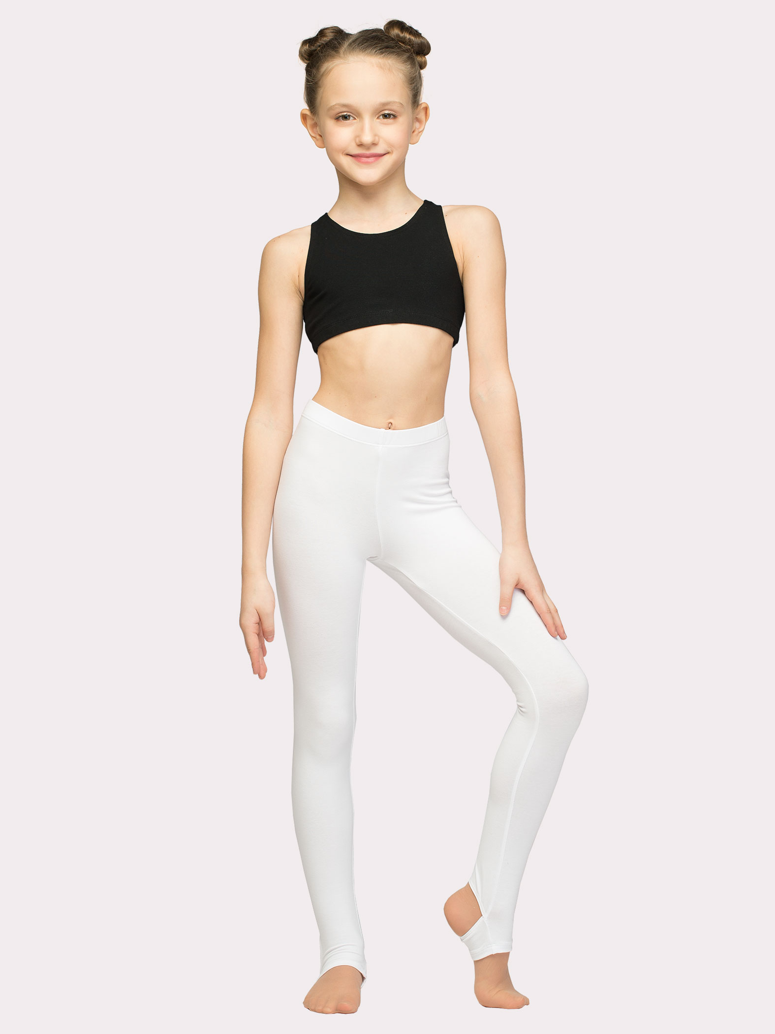 Лосины с вырезом под пятку 