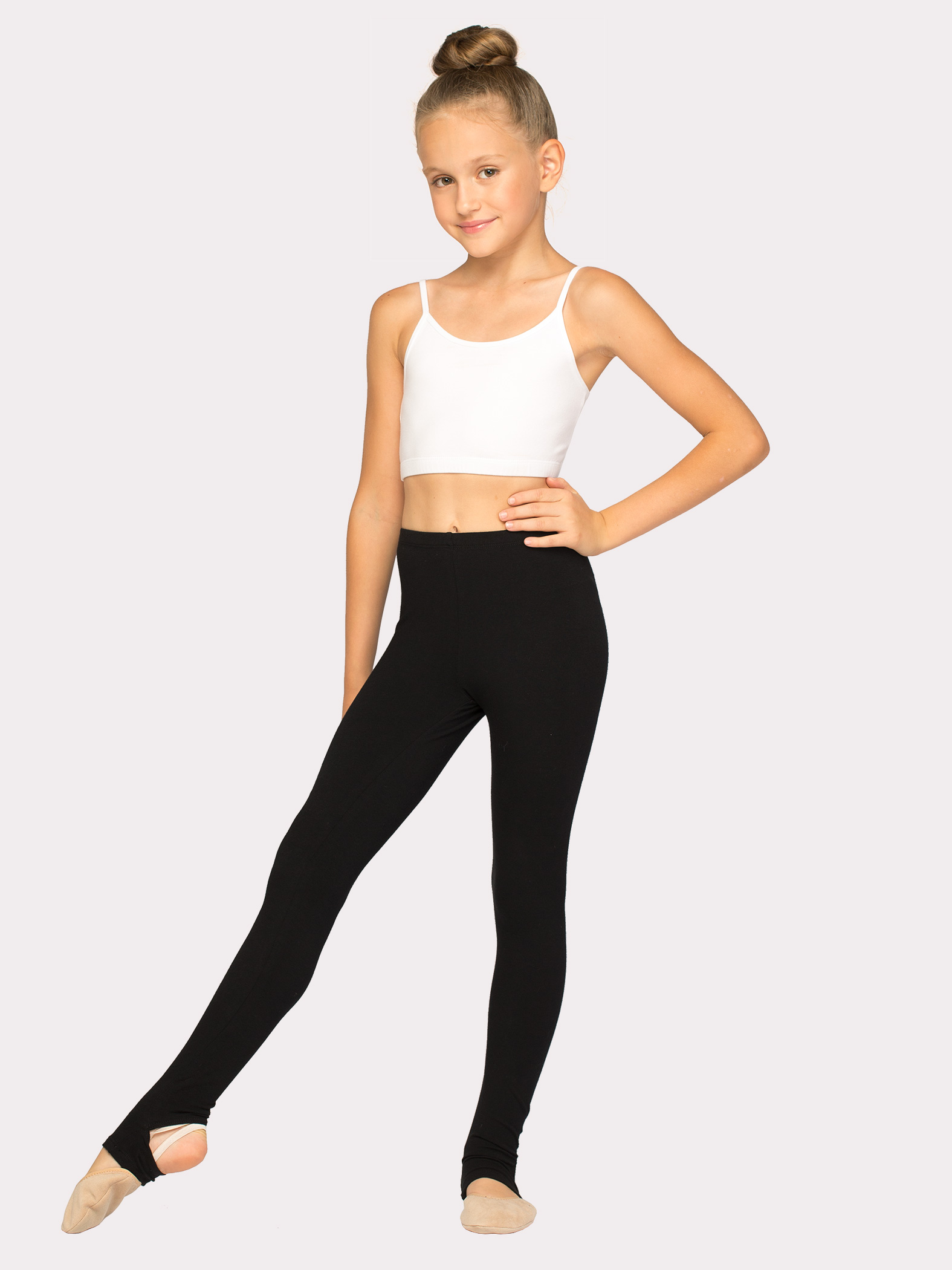 Лосины с вырезом под пятку 