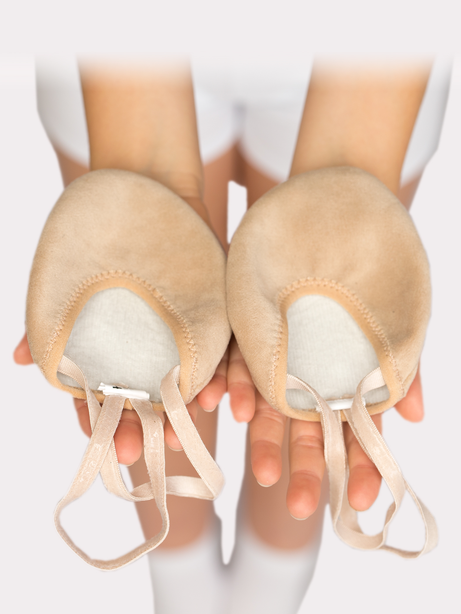 Получешки ТЕДДИ из мягкой плюшевой ткани с силиконовой резинкой