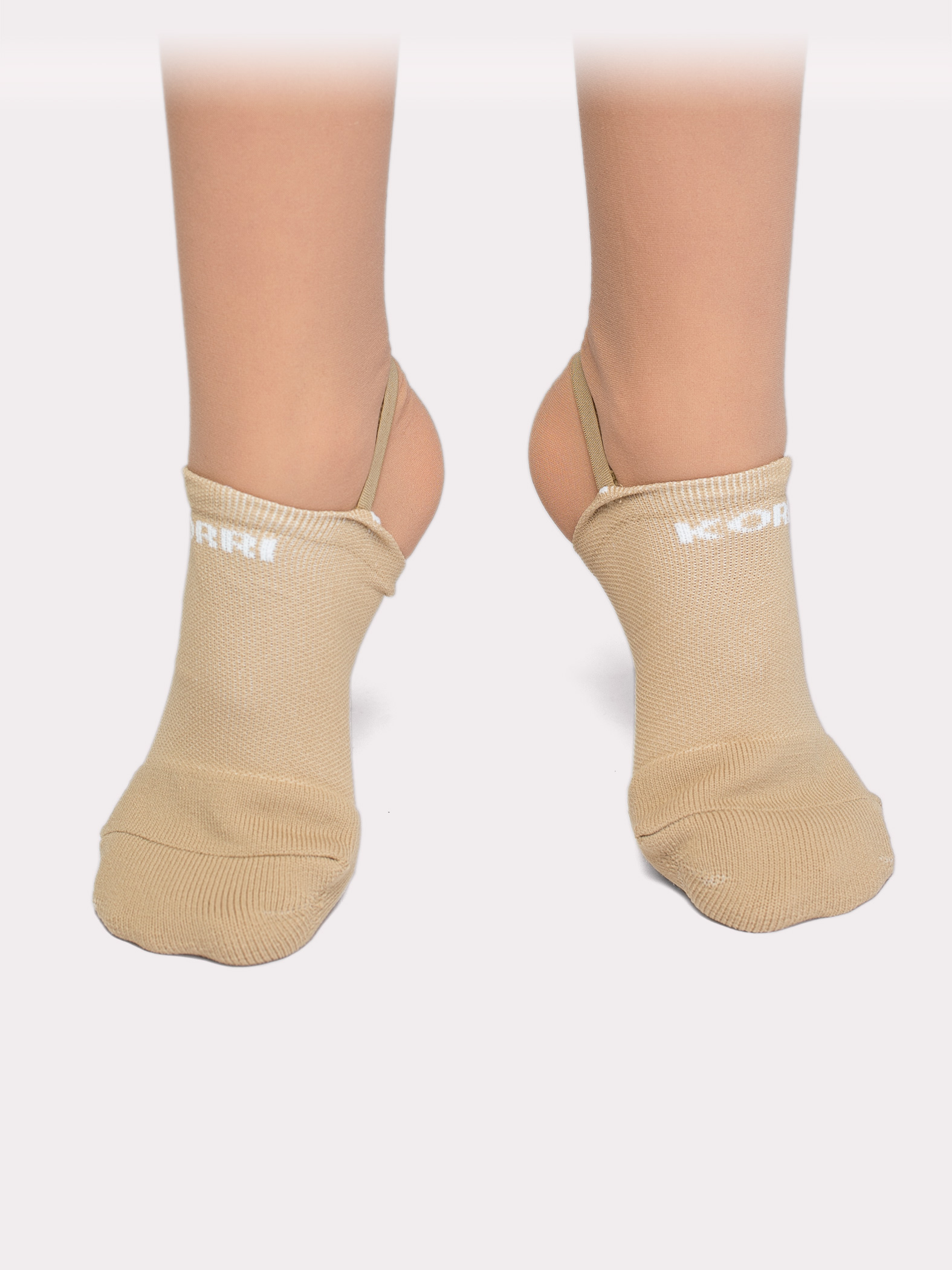 Получешки вязаные удлиненные, махровые резинка с силиконом