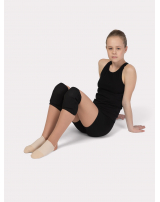 Получешки вязаные удлиненные, махровые резинка с силиконом