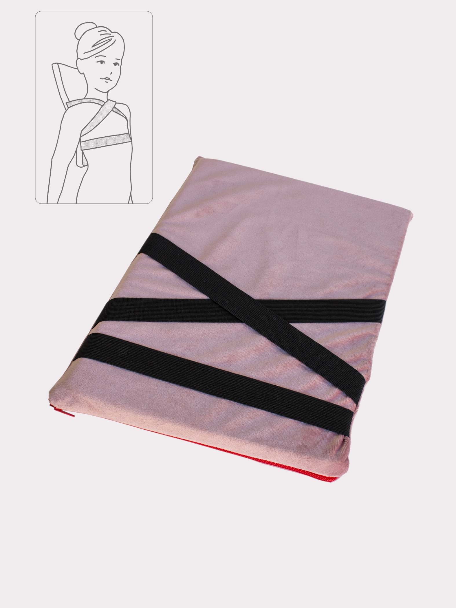 Подушка для кувырков 24,5*34,5 см