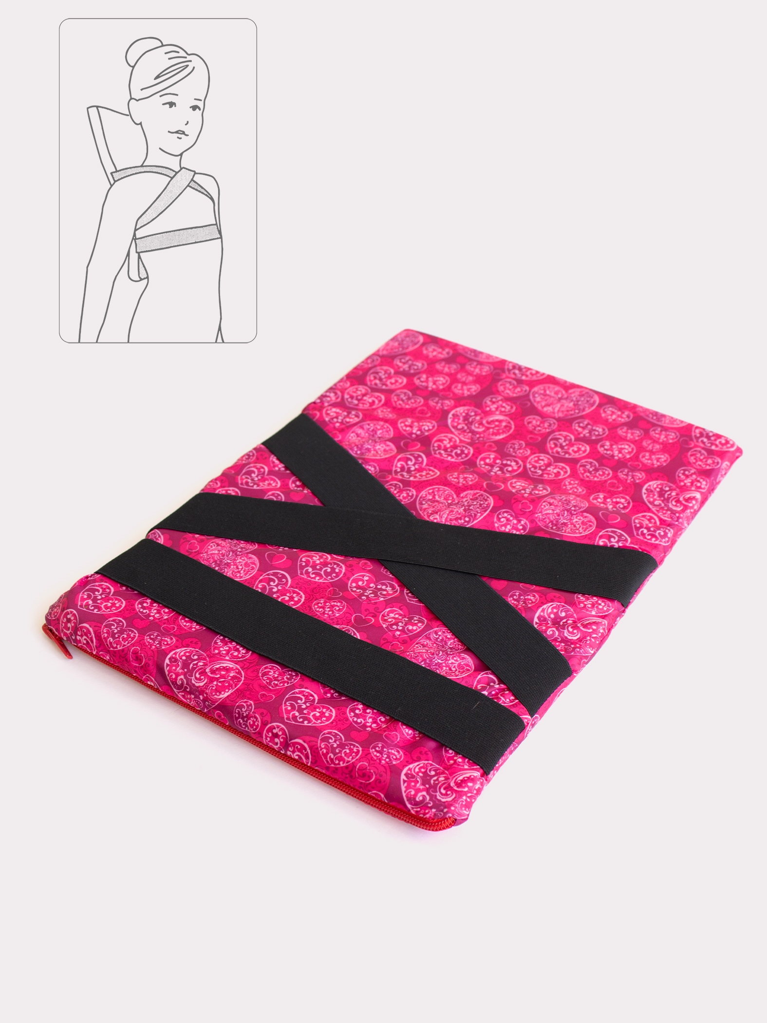 Подушка для кувырков 24,5*34,5 см