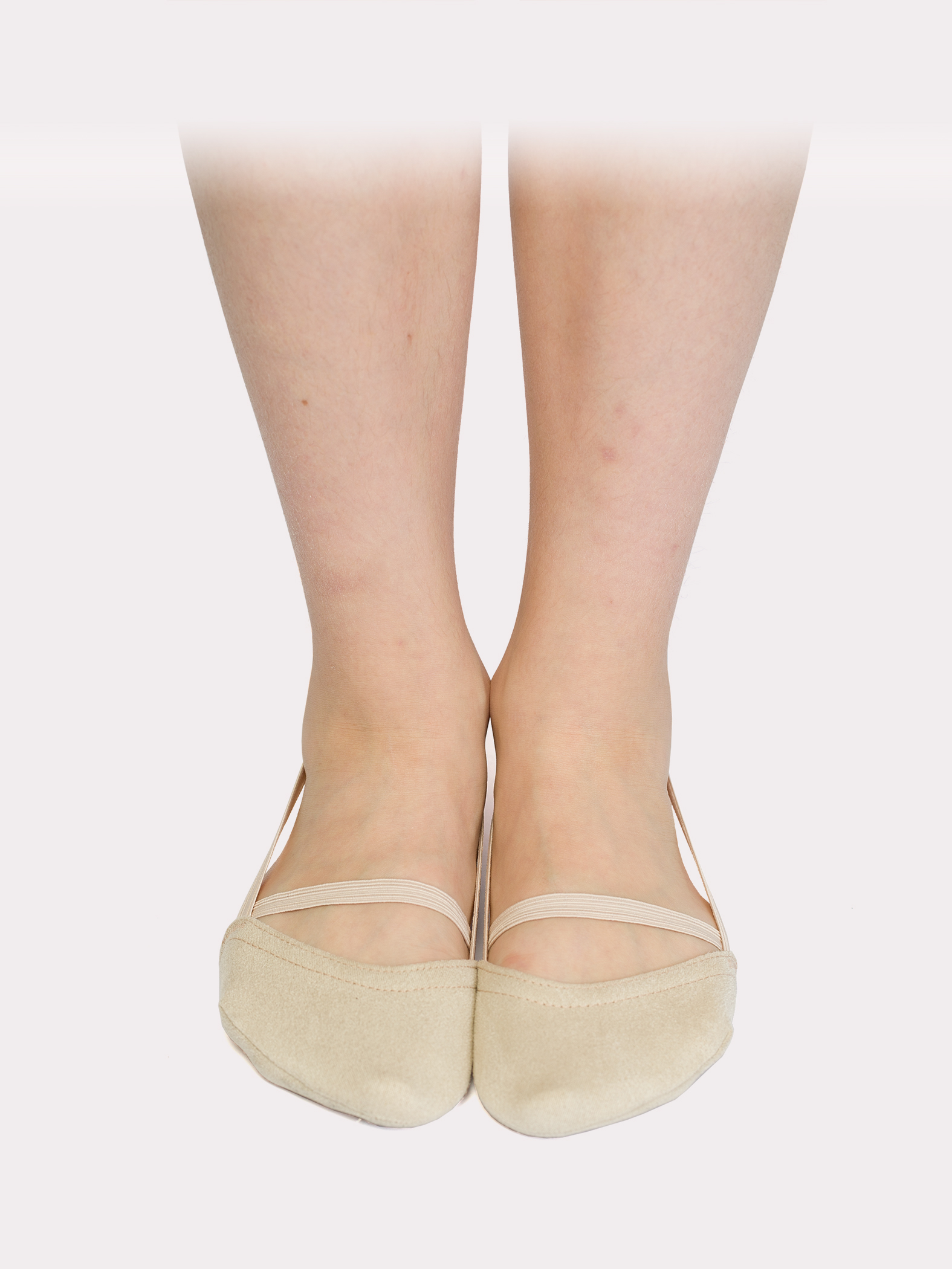 Полуносочки из эластичной замши