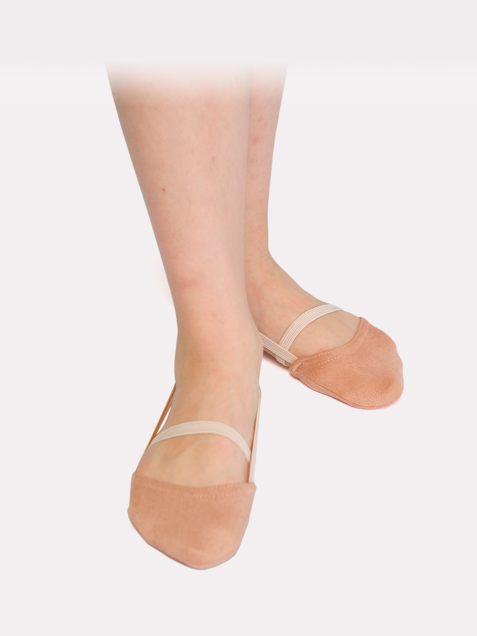 Полуносочки из эластичной замши