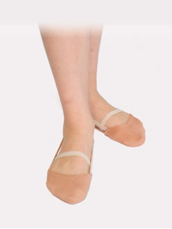 Полуносочки из эластичной замши