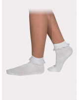 Носки для танцев с рюшами, высокий паголенок. Набор 6 пар.