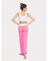 Брюки с широким поясом и лампасом