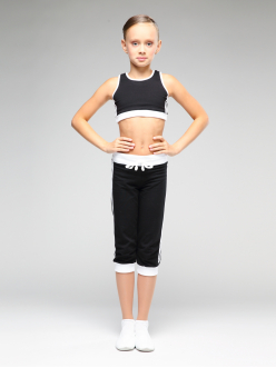 Бриджи с широким поясом