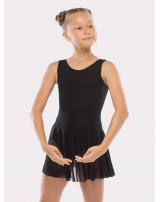 Купальник-майка, юбка-сетка 