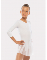 Купальник с рукавом 3/4, юбка-сетка 