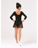 Купальник с рукавом 3/4, юбка-сетка 