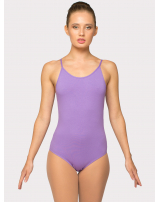 Купальник гимнастический на тонких лямках с подкладкой под грудь