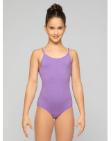 Купальник гимнастический на тонких лямках с подкладкой под грудь