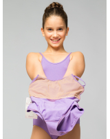 Купальник гимнастический на тонких лямках с подкладкой под грудь