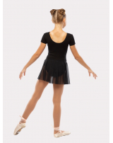 Купальник короткий рукав, юбка - сетка 