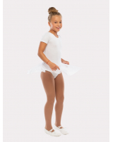 Купальник короткий рукав, юбка - сетка 