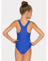 Купальник совместный из однотонной ткани, спинка цельная-фигурная. Подкладка под грудь