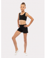 Шорты свободного кроя, пояс со шнурком