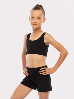 Шорты свободного кроя, пояс со шнурком