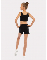 Шорты свободного кроя, пояс со шнурком