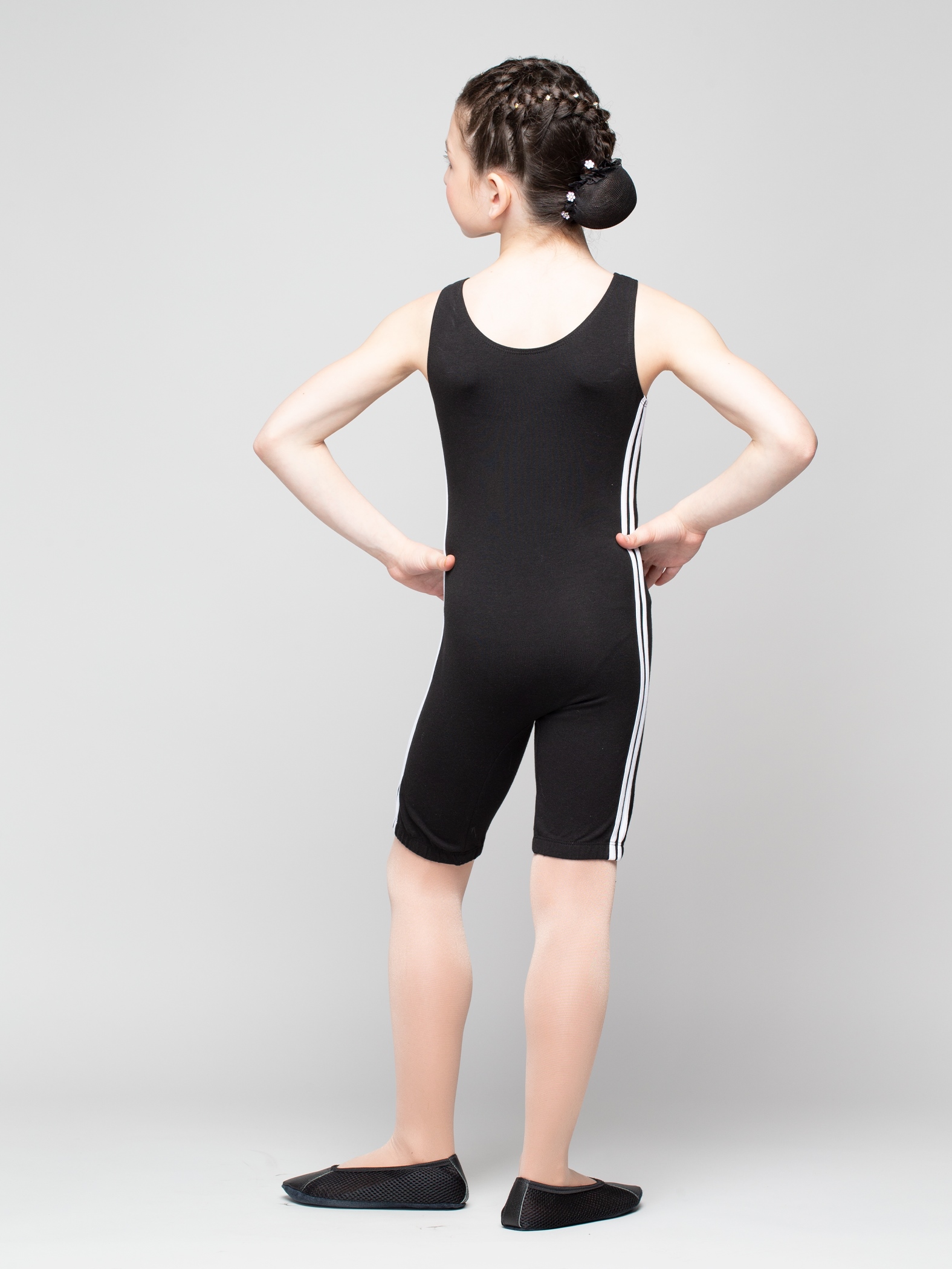 Комбинезон-майка с велосипедками и надстрочным кантом