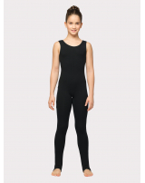 Комбинезон  майка-лосины с вырезом под пятку, шов сзади