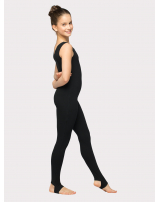 Комбинезон  майка-лосины с вырезом под пятку, шов сзади