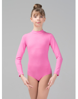 Купальник "Соло" с воротником-стойкой и длинным рукавом