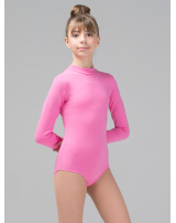 Купальник "Соло" с воротником-стойкой и длинным рукавом
