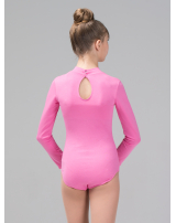 Купальник "Соло" с воротником-стойкой и длинным рукавом