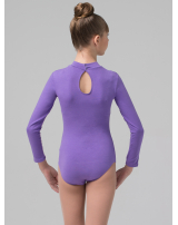 Купальник "Соло" с воротником-стойкой и длинным рукавом