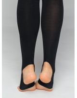 Колготки Aurora с открытыми пальцами и пяткой. Микрофибра 90 den 3D lycra