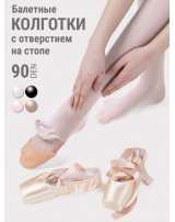 Колготки Nika с открытой стопой. Микрофибра 90 den 3D lycra, Сербия
